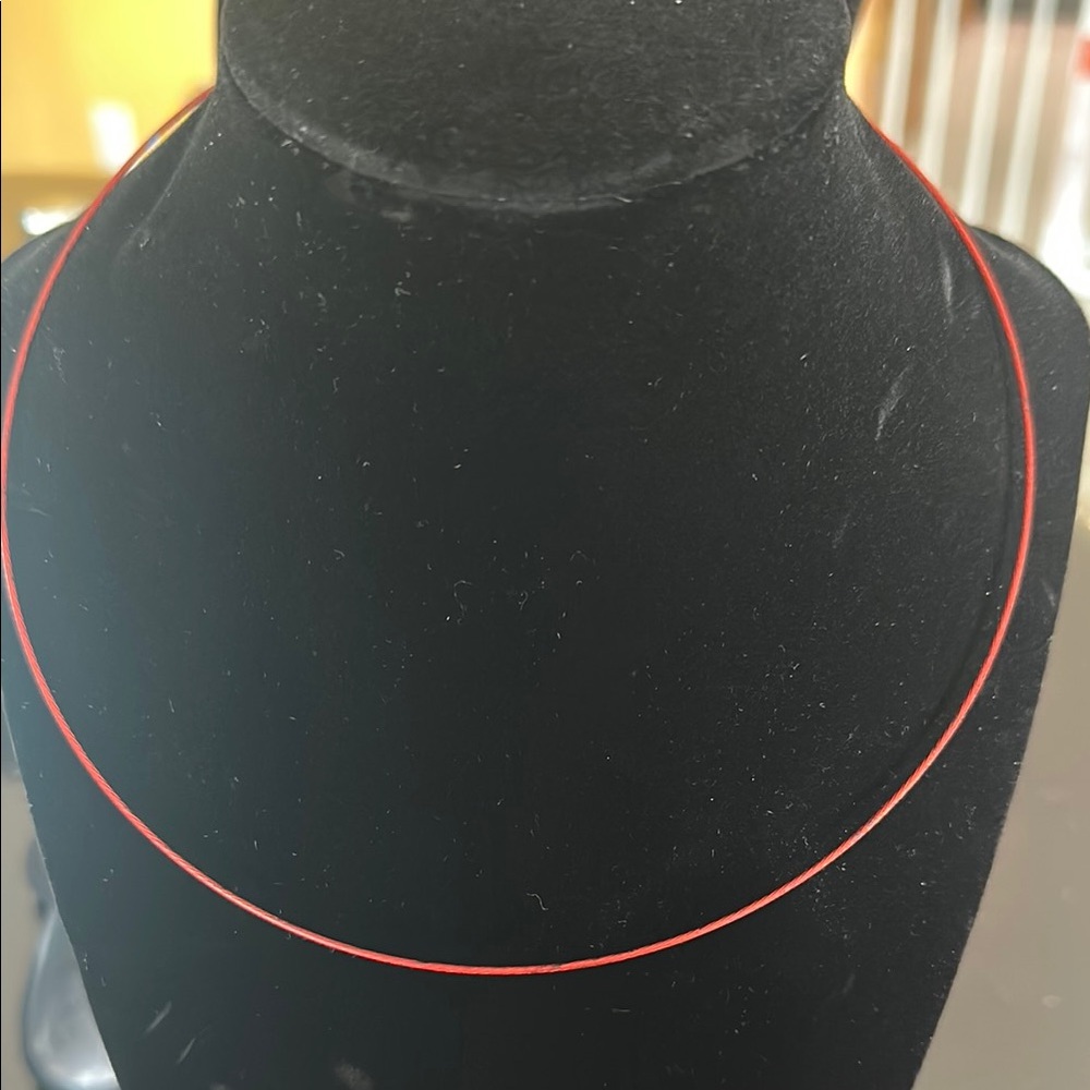 Elegant Red Choker Necklace